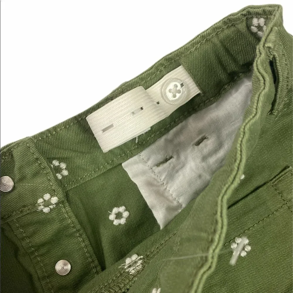 NEW GYMBOREE Olive Green 100% Cotton Skirt 10